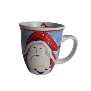Susan Winget Coffee Mug Santa Claus Christmas 4" Tall EUC